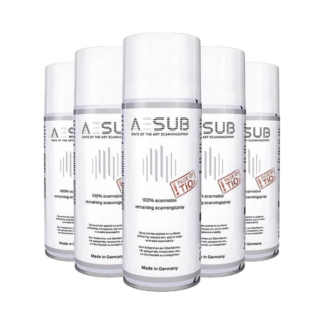 AESUB Beyaz Tarama Spreyi - 400ml — 3D Tarama Spreyleri — görsel 2/3