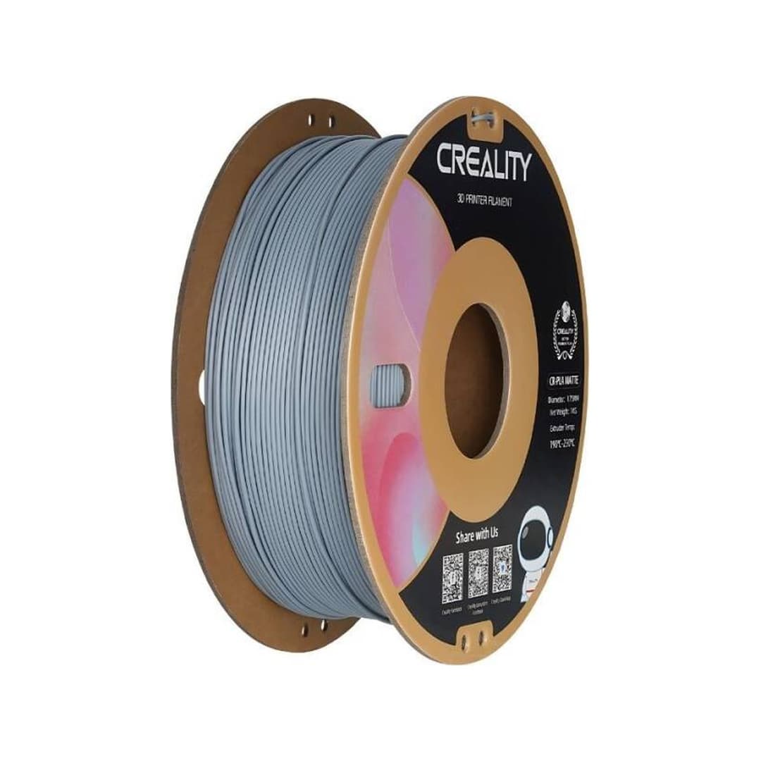 Creality CR-PLA Matte Filament 1.75mm 1kg - Gri — Mat PLA Filamentler — görsel 1/2