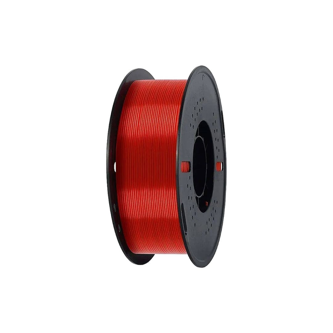 Kingroon PETG Basic Filament Şeffaf Kırmızı 1.75 mm 1 kg