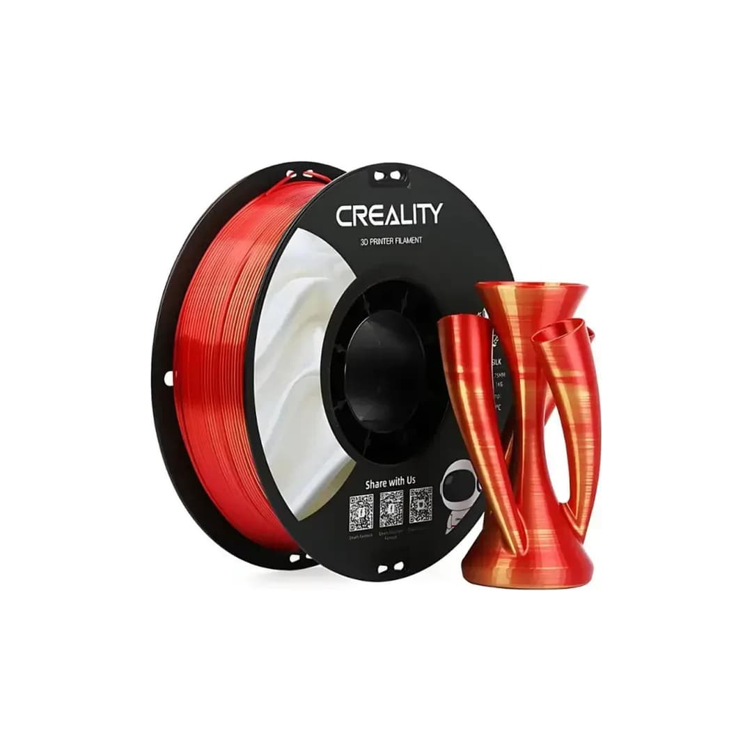 Creality CR-PLA Silk Filament 1.75mm 1kg - Altın-Kırmızı — Silk / Parlak Filamentler — görsel 1/2