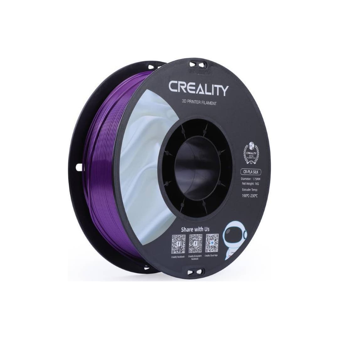 Creality CR-PLA Silk Filament 1.75mm 1kg - Mor — Silk / Parlak Filamentler — görsel 1/2