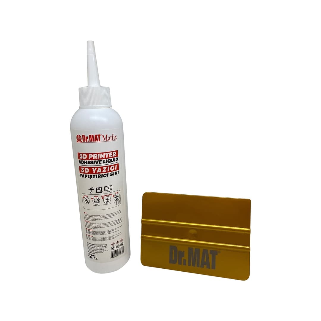 Dr.MAT Matfix 3D Printer Adhesive Liquid 250 ml + Ragle — görsel 1/2