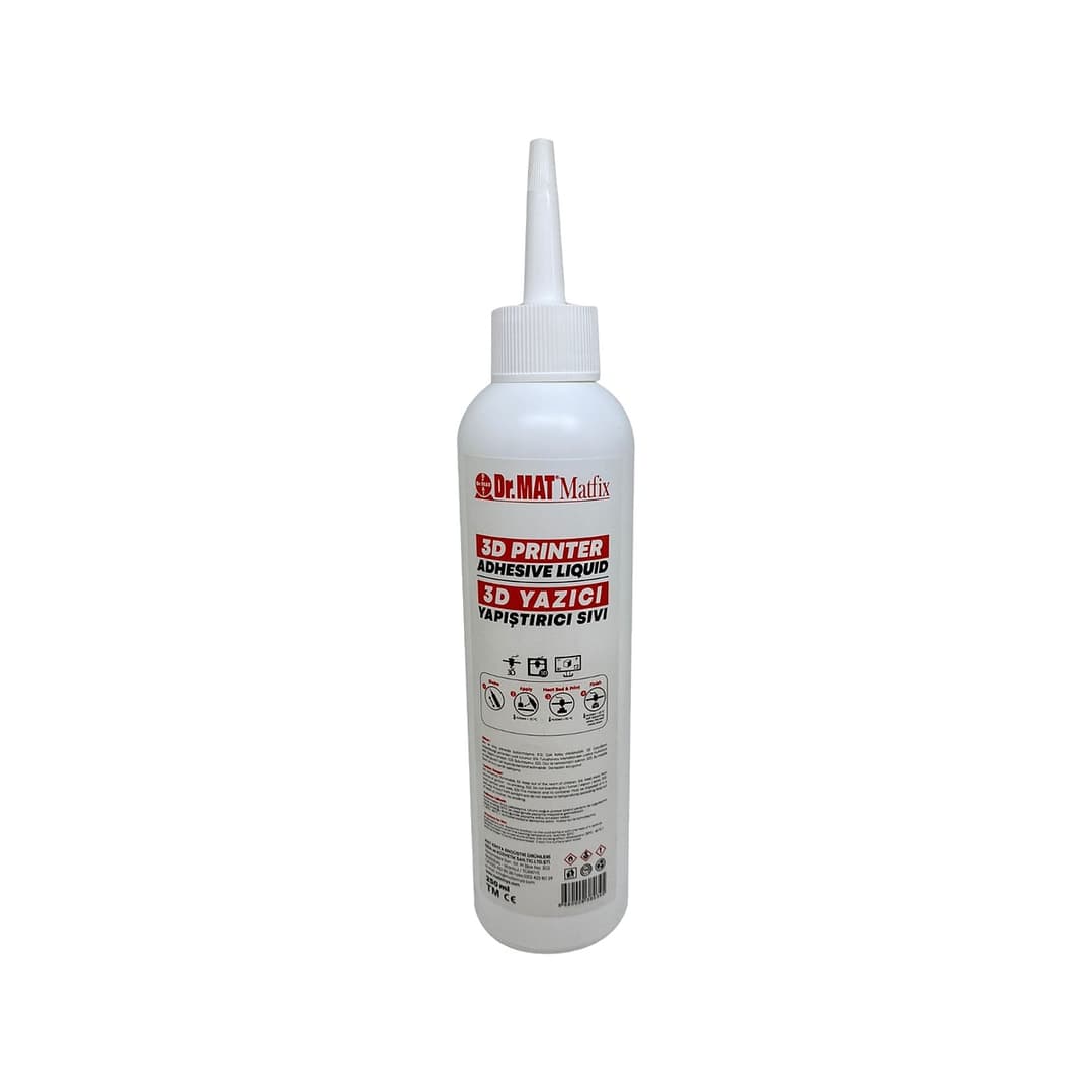 Dr.MAT Matfix 3D Printer Adhesive Liquid 250 ml + Ragle — görsel 2/2