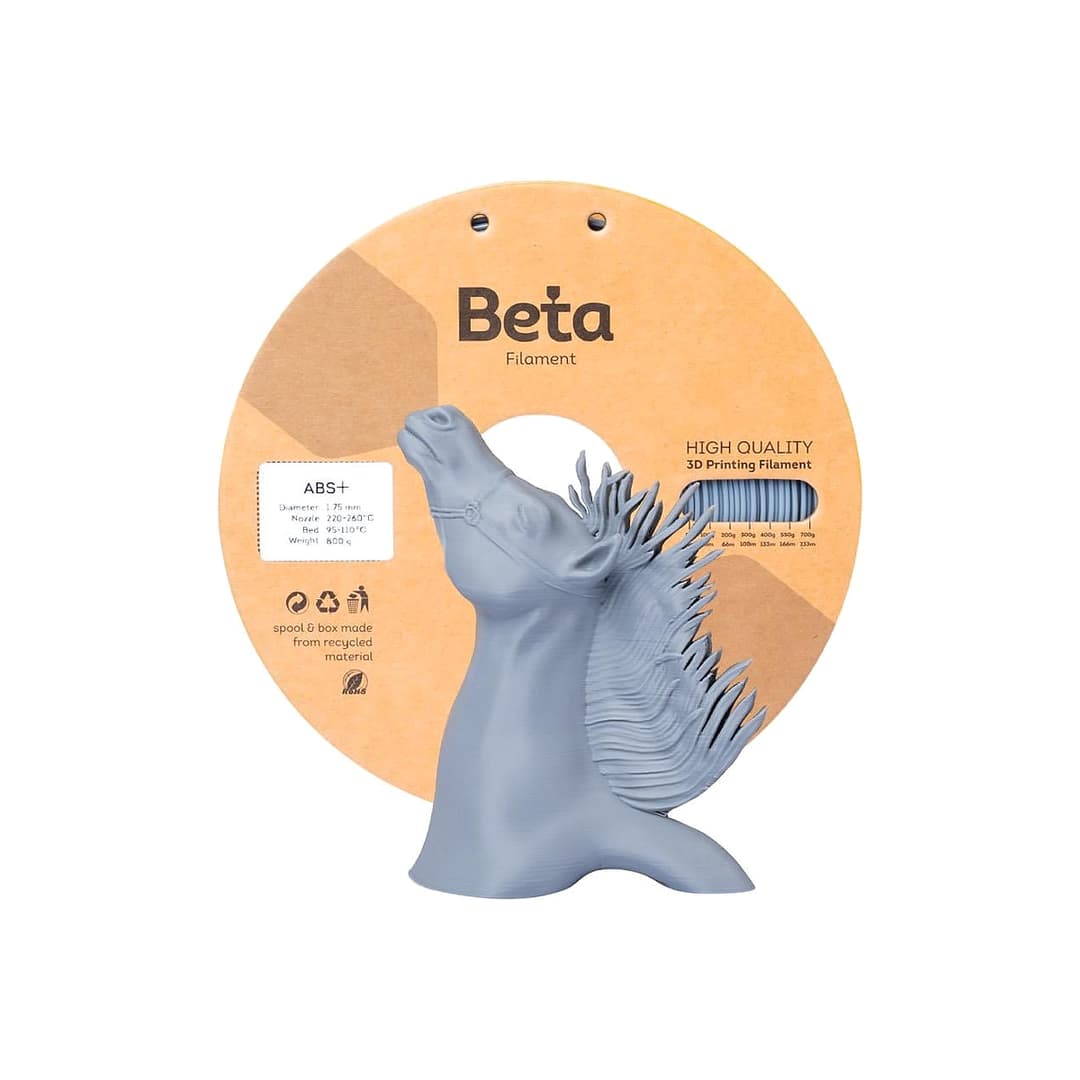 Beta Filament Beta ABS+ Filament 1.75mm 800g Gri