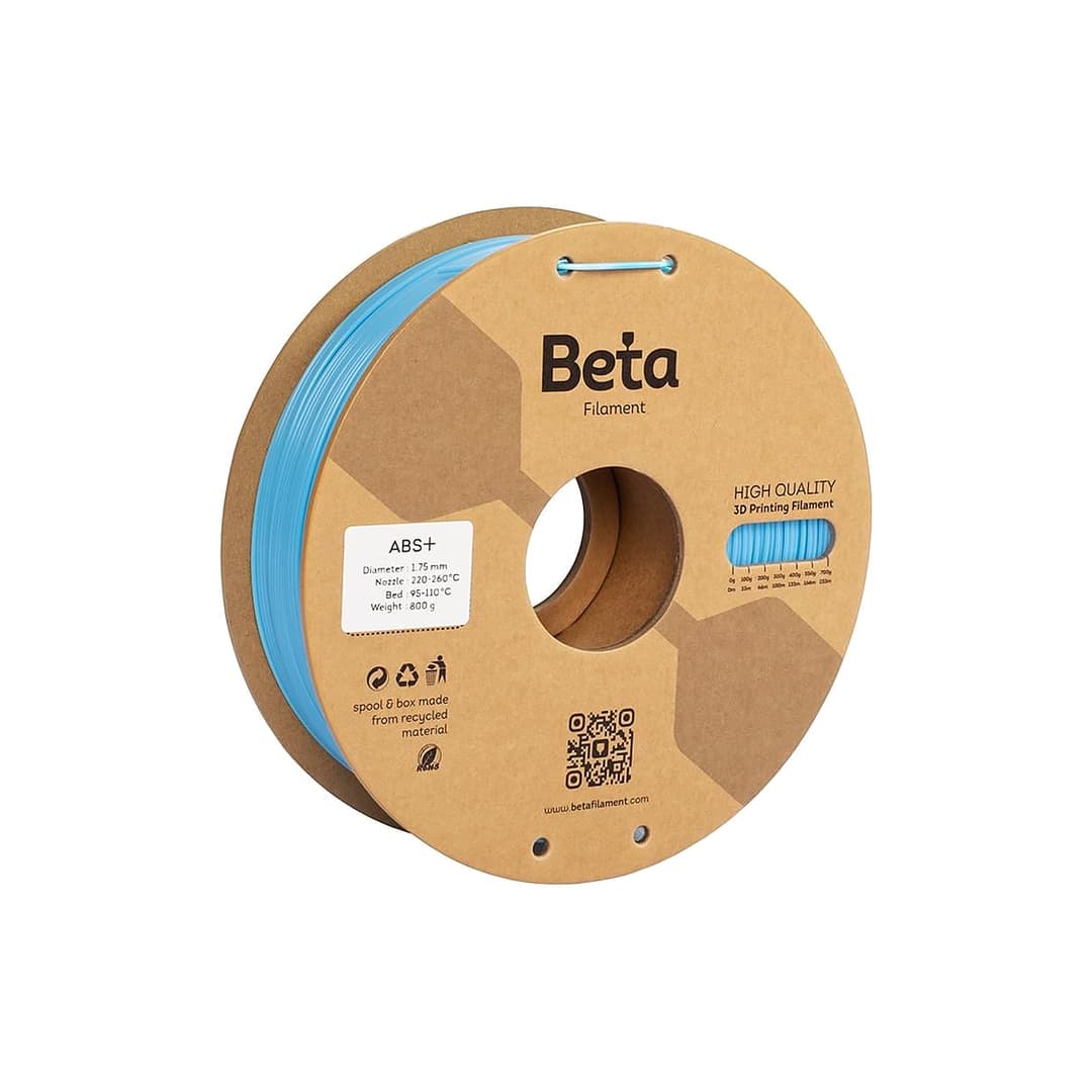 Beta Filament Beta ABS+ Filament 1.75mm 800g Açık Mavi