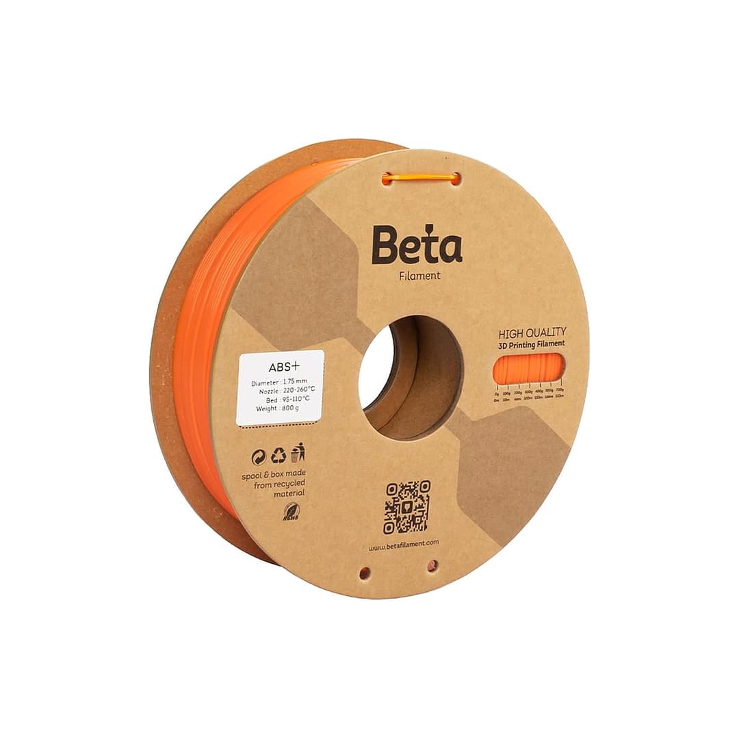 Beta Filament Beta ABS+ Filament 1.75mm 800g Turuncu