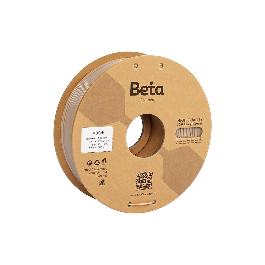 Beta Filament Beta ABS+ Filament 1.75mm 800g Latte