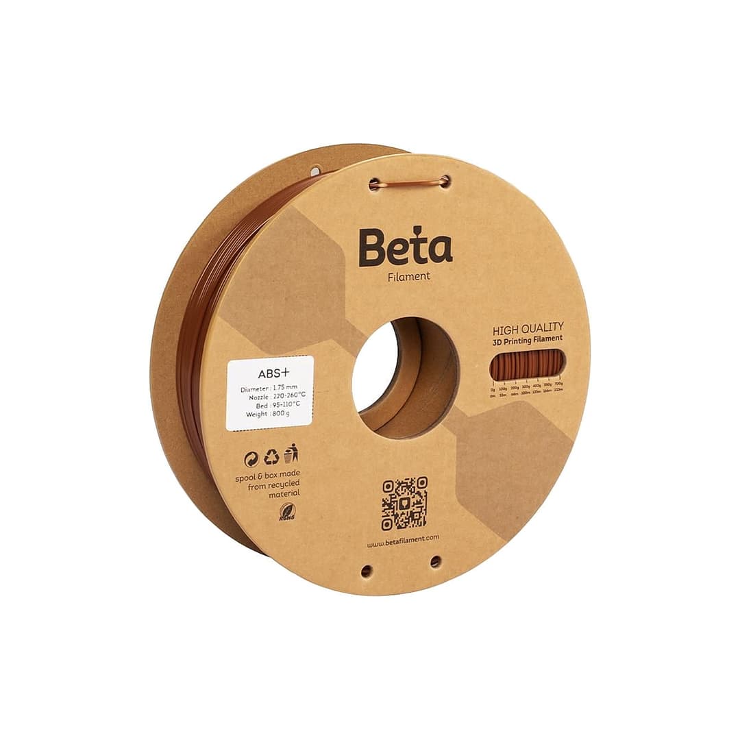 Beta Filament Beta ABS+ Filament 1.75mm 800g Kahve