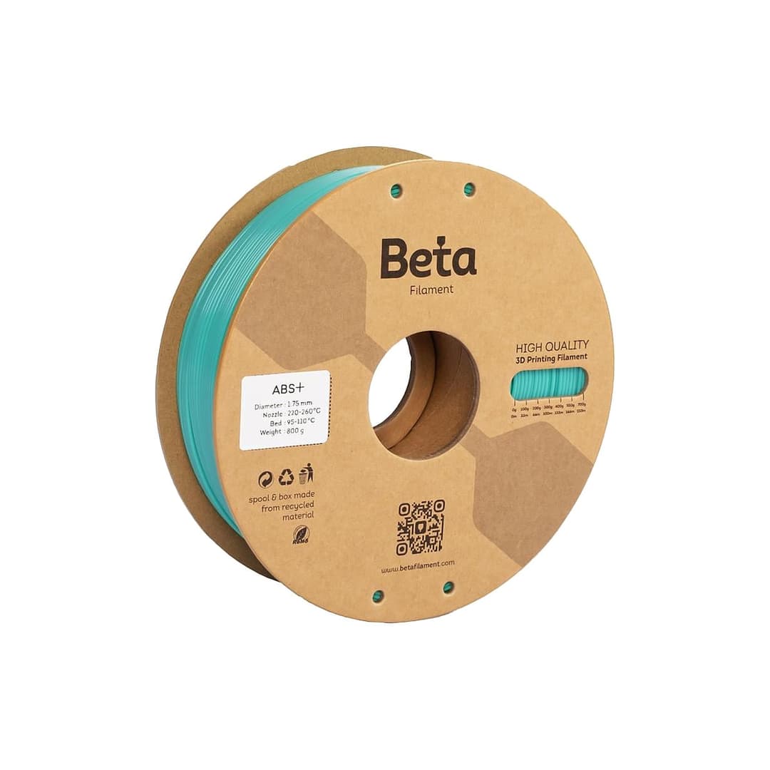 Beta Filament Beta ABS+ Filament 1.75mm 800g Nane Yeşili